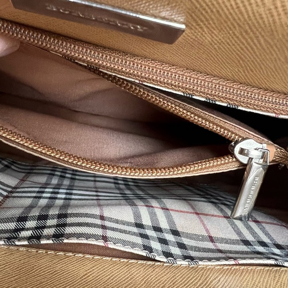 Burberry Leather Tan Satchel Bag - Picture 11 of 15